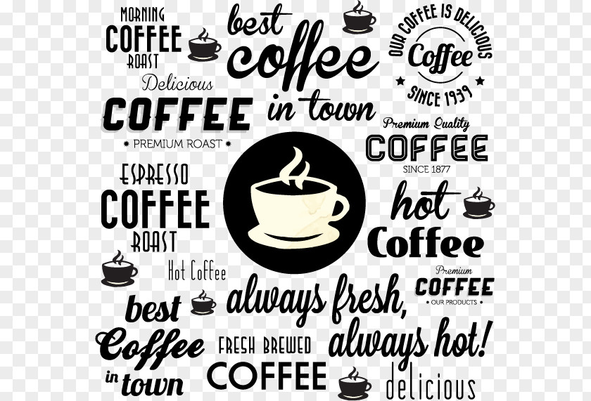 Coffee Vector Material Kitchen Phonograph Record Wall PNG