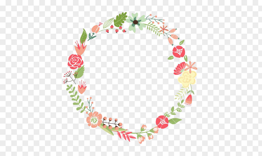 Floral Frame Transparent Image Flower Wreath Picture Circle Clip Art PNG