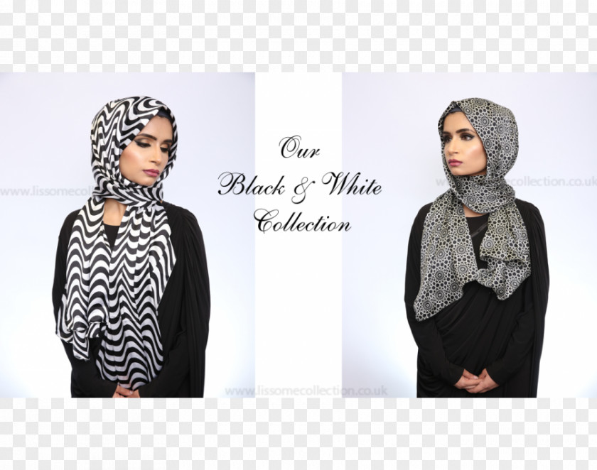 Hijab Black Shawl Fashion Clothing Scarf PNG