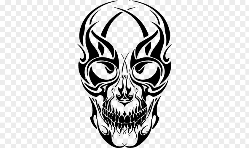 Skull Sleeve Tattoo Drawing PNG