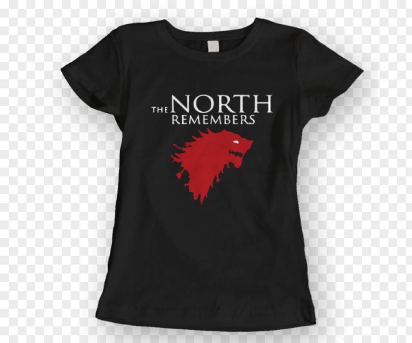 The North Remembers Printed T-shirt Sleeve Clothing PNG