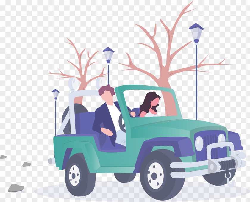 Vehicle Transport Golf Cart Car Jeep PNG