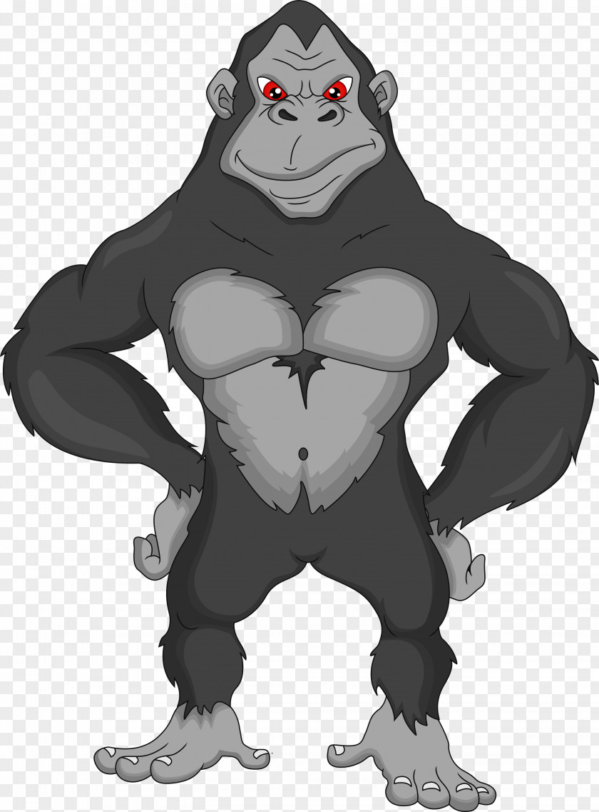 Cartoon Gorilla King Kong Royalty-free Stock Photography PNG