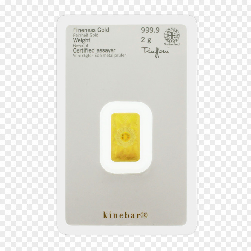 Lingote De Oro Kinebar Germany Gold Bar Heraeus PNG