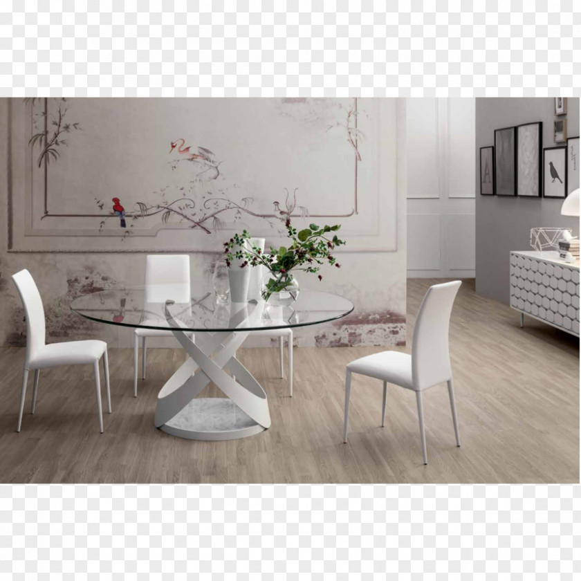 Table Glass Furniture Chair Living Room PNG