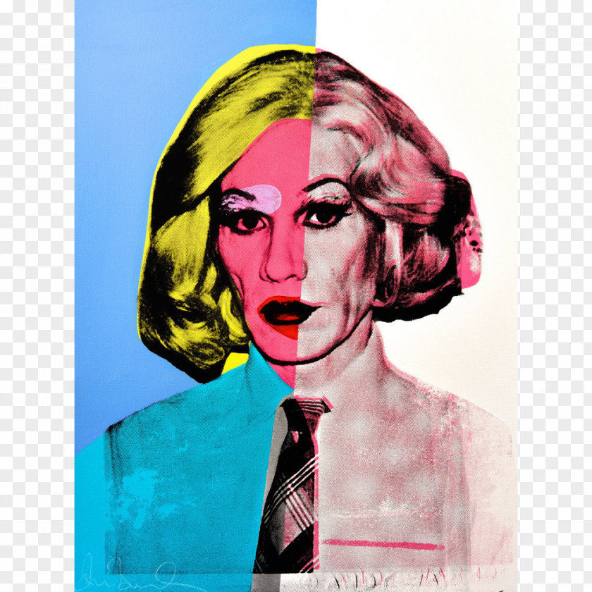 Andy Warhol Modern Art Poster Pink M PNG