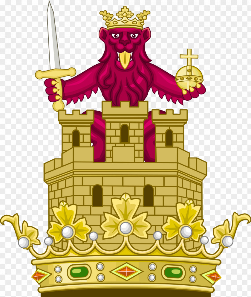Castille And Leon Day Crown Of Castile León Cimera Del Castell I El Lleó Crest PNG
