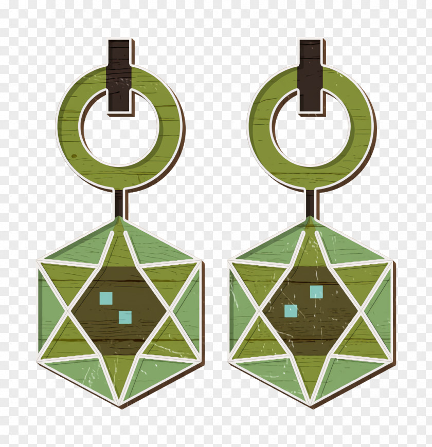 Craft Icon Jewel Earrings PNG