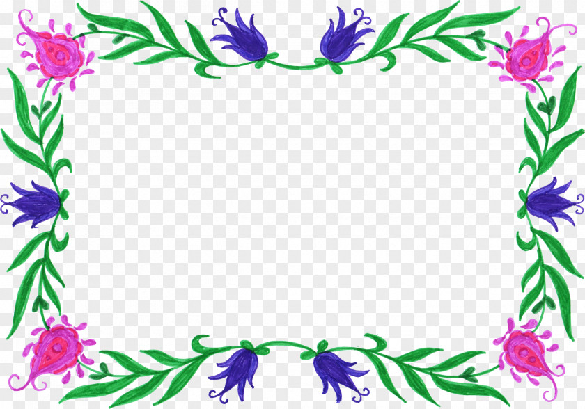 Flower Frame Picture Frames Color Clip Art PNG