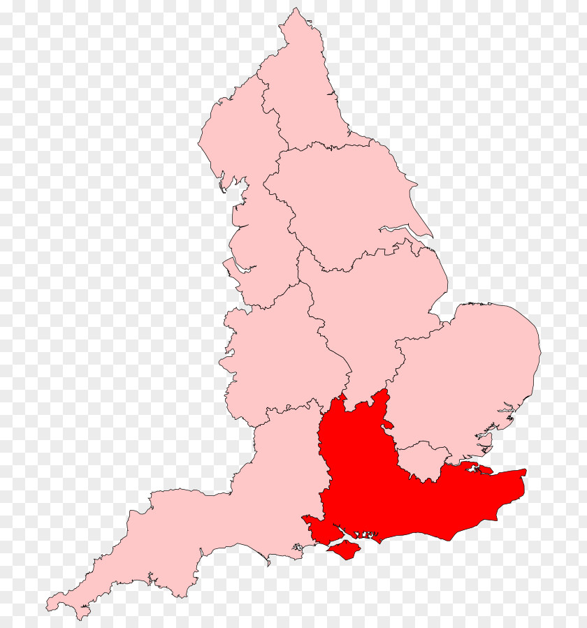 Map Vector South East England Regions Of Diagram PNG