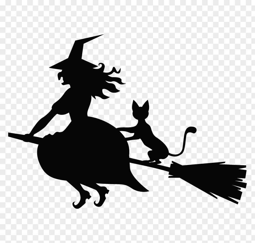 Silhouette Drawing Witchcraft PNG