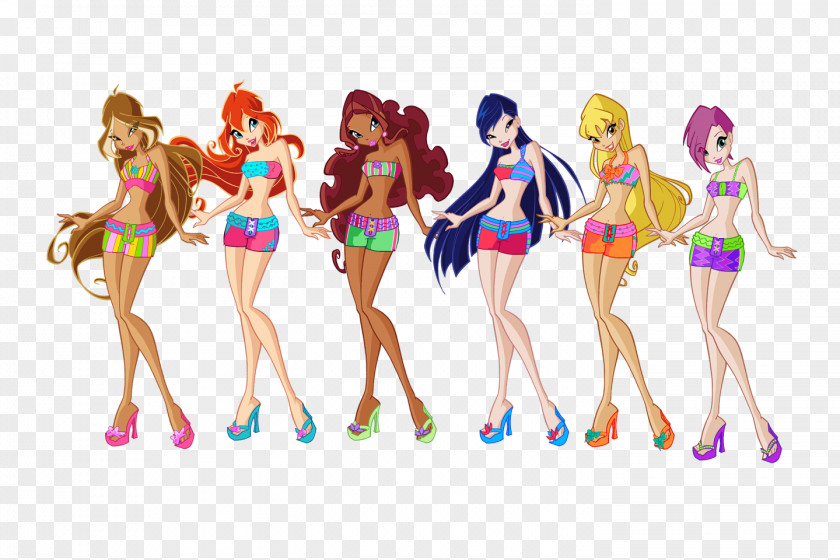 Winx Bloom Musa Roxy Sirenix PNG