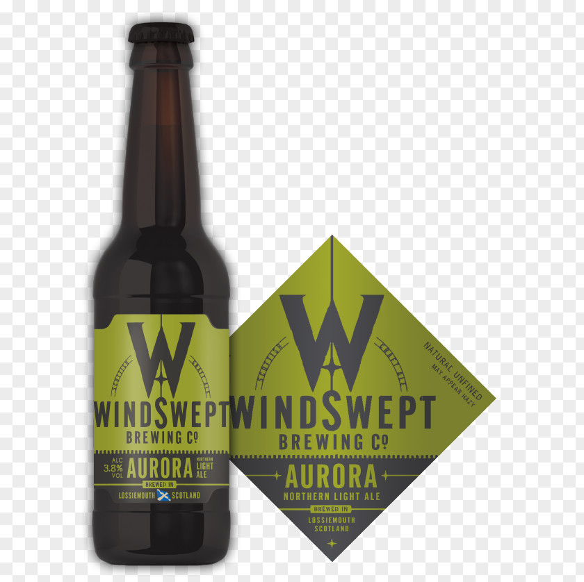 Beer Bottle Windswept Brewing Co Brewery Grains & Malts PNG