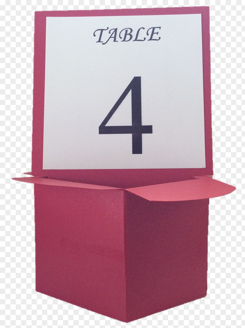 Box Number Wedding Invitation Table Lid PNG