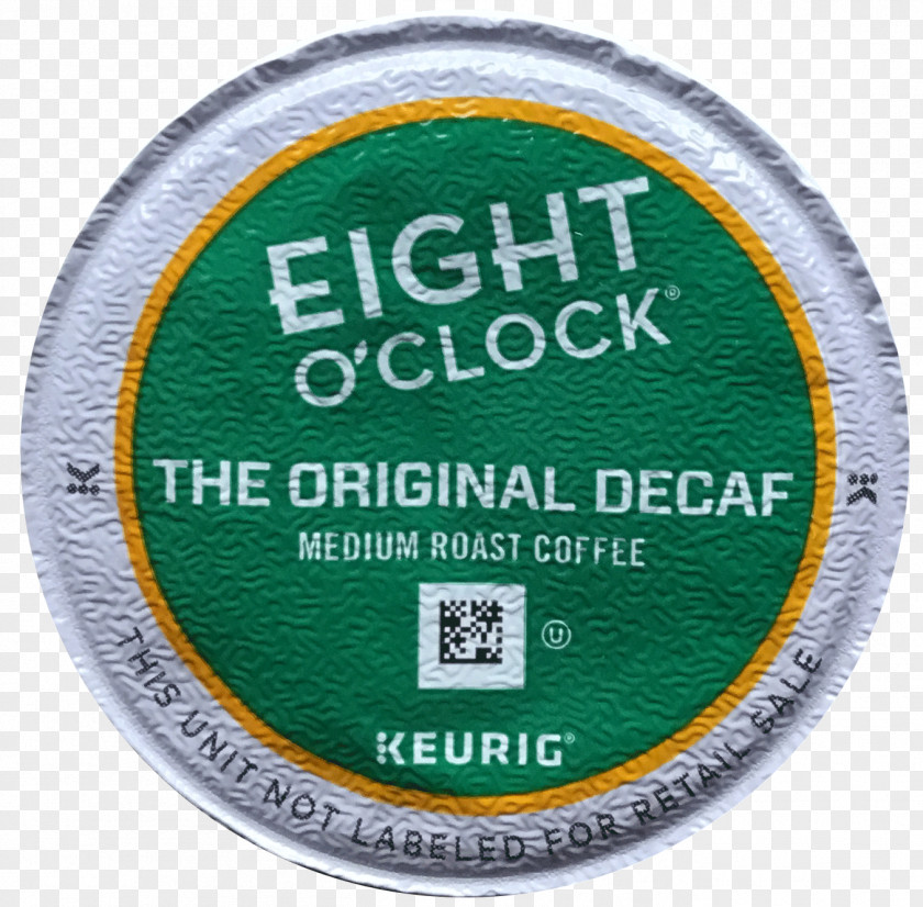 Decaf Iced Coffee Eight O'Clock The Original Whole Bean Keurig Single-Serve K-Cup Pods Single-serve Container PNG