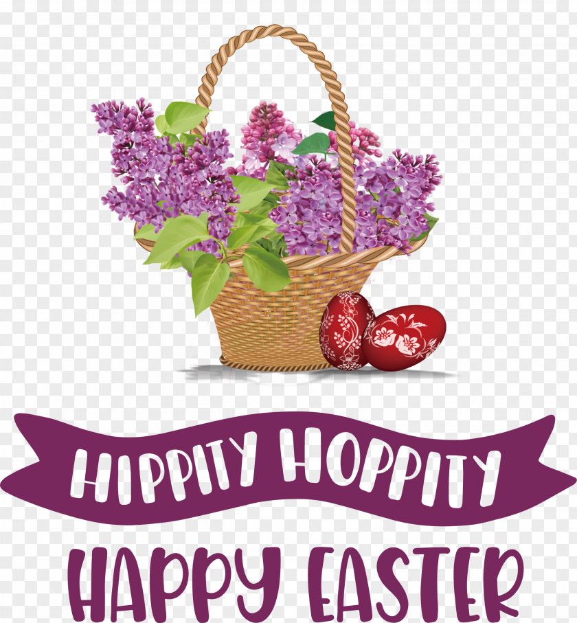 Hippity Hoppity Happy Easter PNG