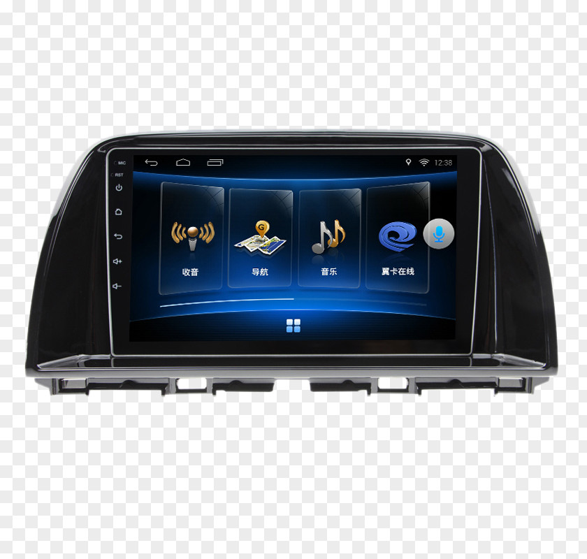 Mazda Large-screen Navigation Car GPS Device Automotive System PNG