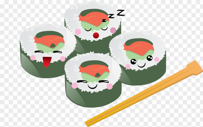 Sushi Cliparts Japanese Cuisine Sashimi Gimbap Clip Art PNG