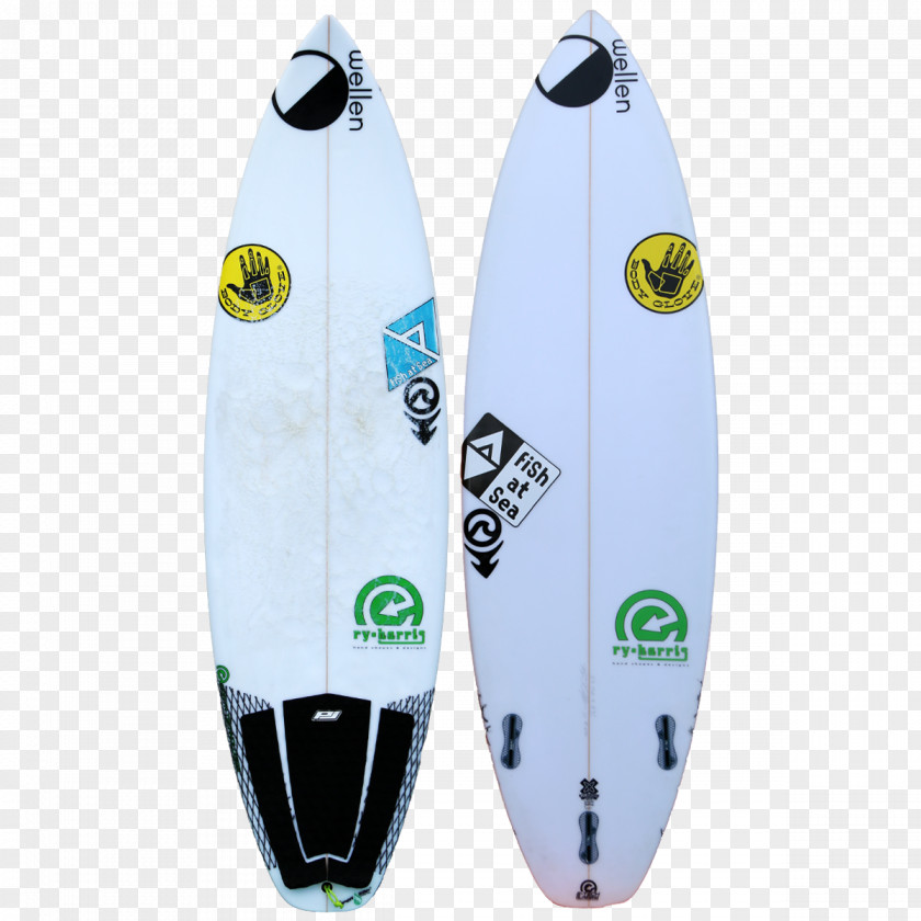 Clean Up Crew Surfboard Product Design PNG