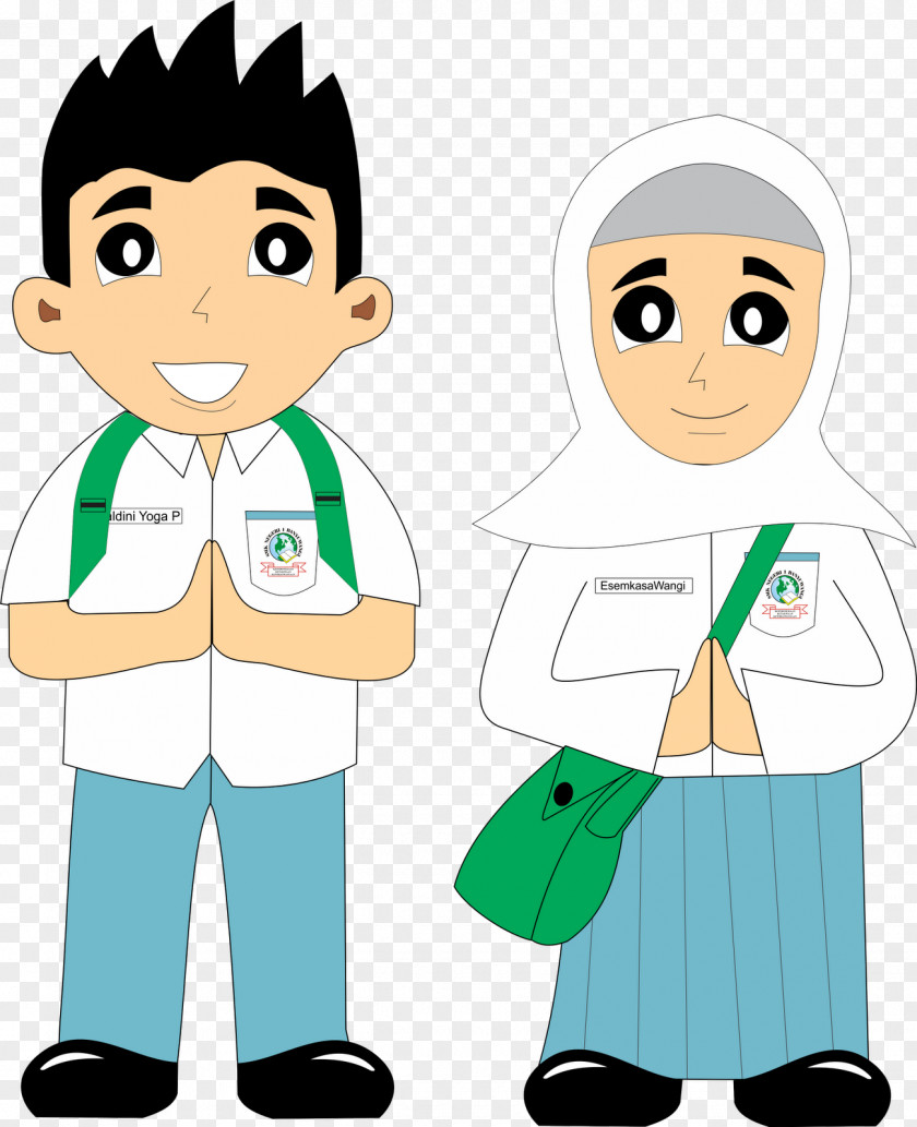 Muslim Cartoon Black And White Child Animation PNG