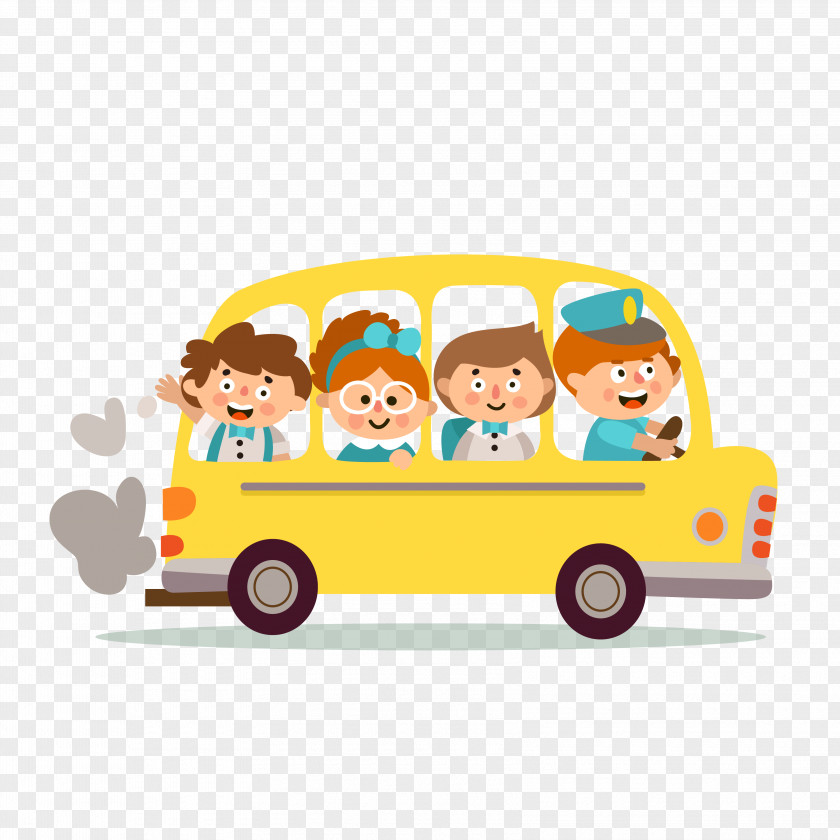 School Bus Student Template Child Microsoft PowerPoint PNG