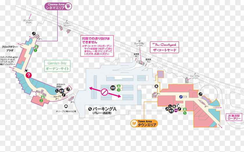 Base Map Ikspiari Tokyo Disneyland Roti's House Florist's Rainbow PNG
