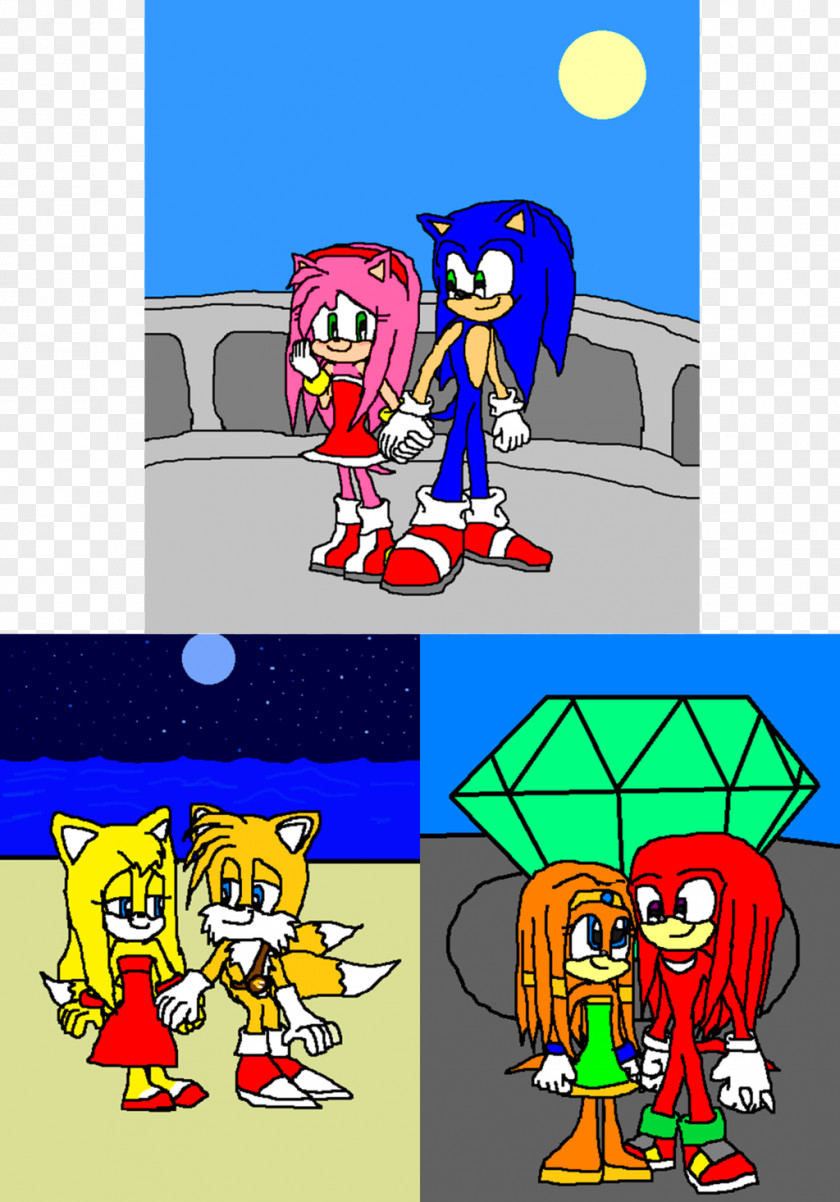 Sticks The Badger Sonic & Knuckles Amy Rose Tails Hedgehog Echidna PNG
