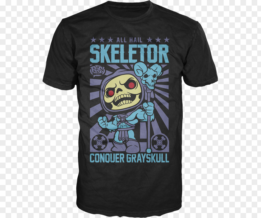 T-shirt Skeletor Masters Of The Universe Funko Beast Man PNG