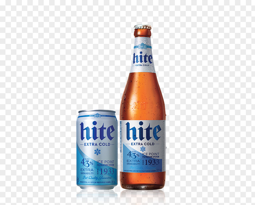 Beer Lager Bottle Hite Brewery HiteJinro PNG