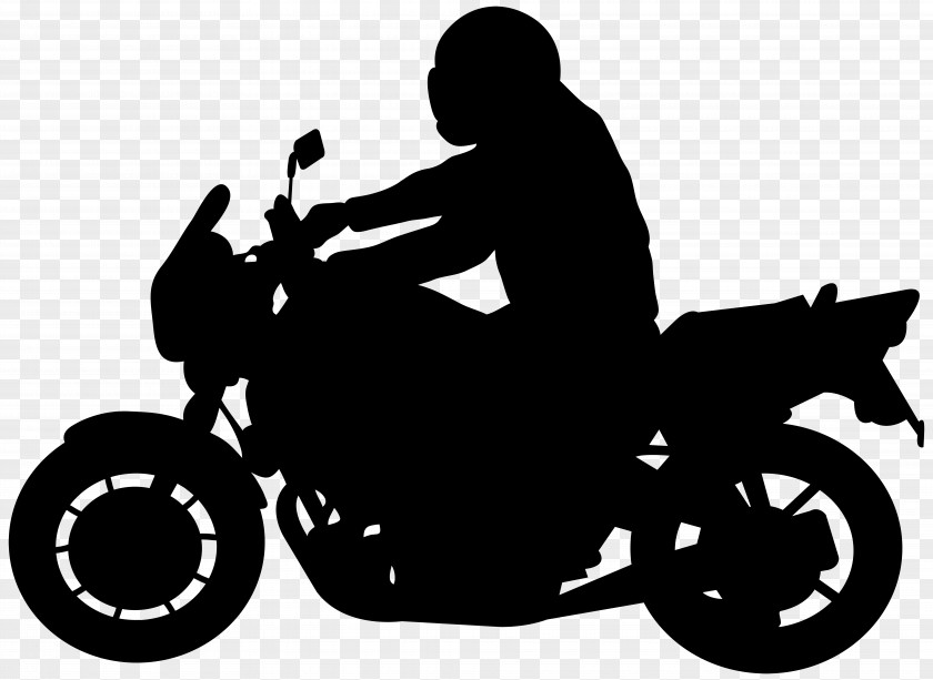 Biker Silhouette Clip Art Image Motorcycle PNG