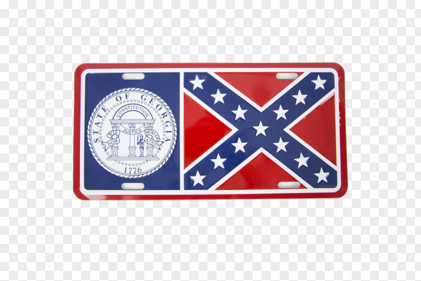 Car Georgia Vehicle License Plates Confederate States Of America Modern Display The Flag PNG