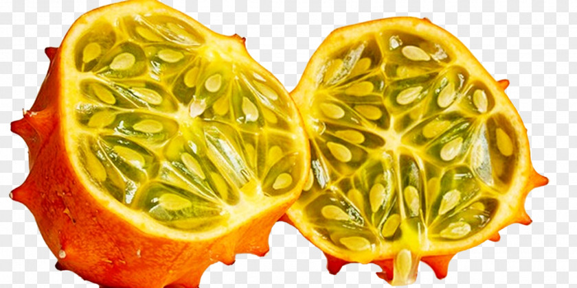 Horned Melon Sweet And Delicious Cucumber Muskmelon Seed Fruit PNG
