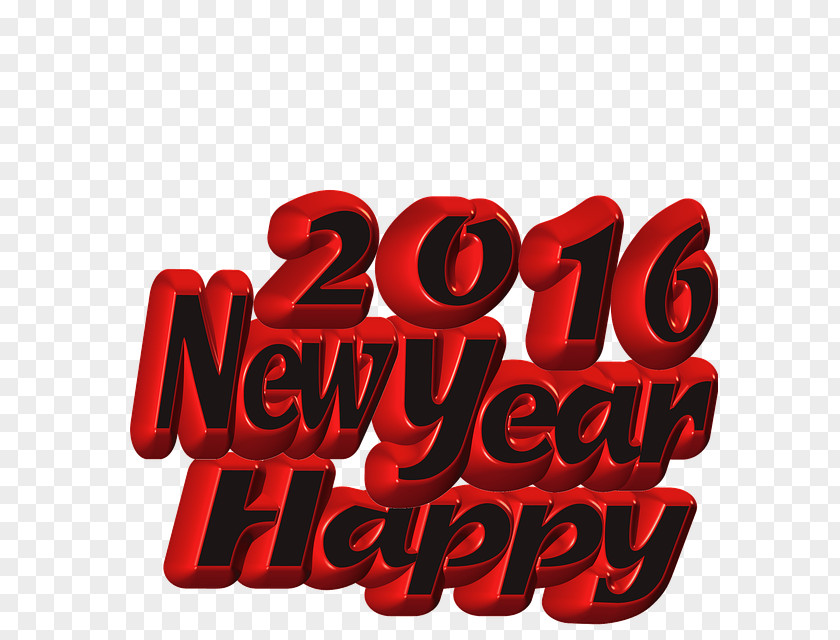 Logo Brand New Year Font PNG
