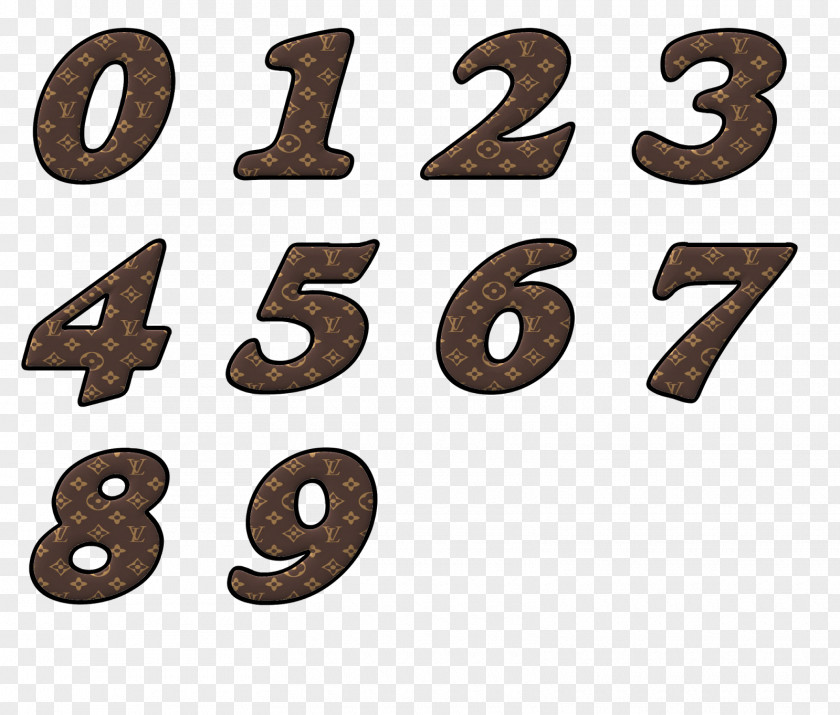 Louis Vuitton Pattern Number Computer Hardware PNG