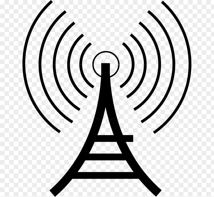 Radio Frequency Telecommunications Tower Broadcasting Clip Art PNG