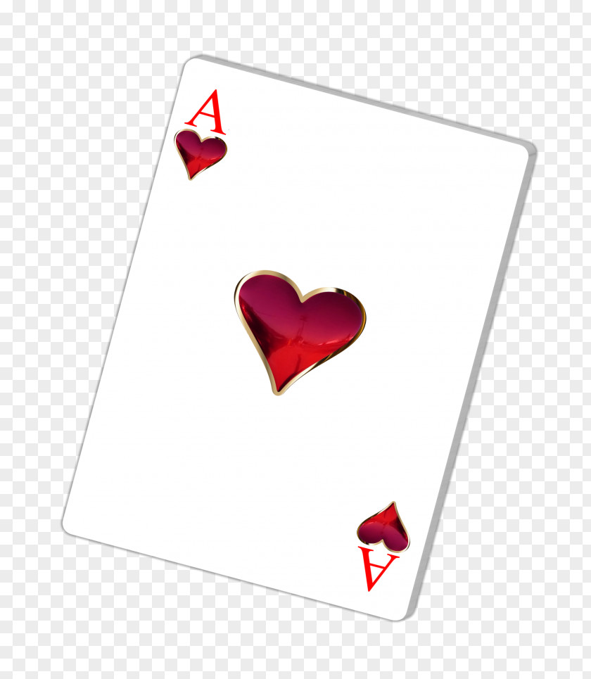 Ace Card Of Hearts Trickster Oh Hell Playing PNG