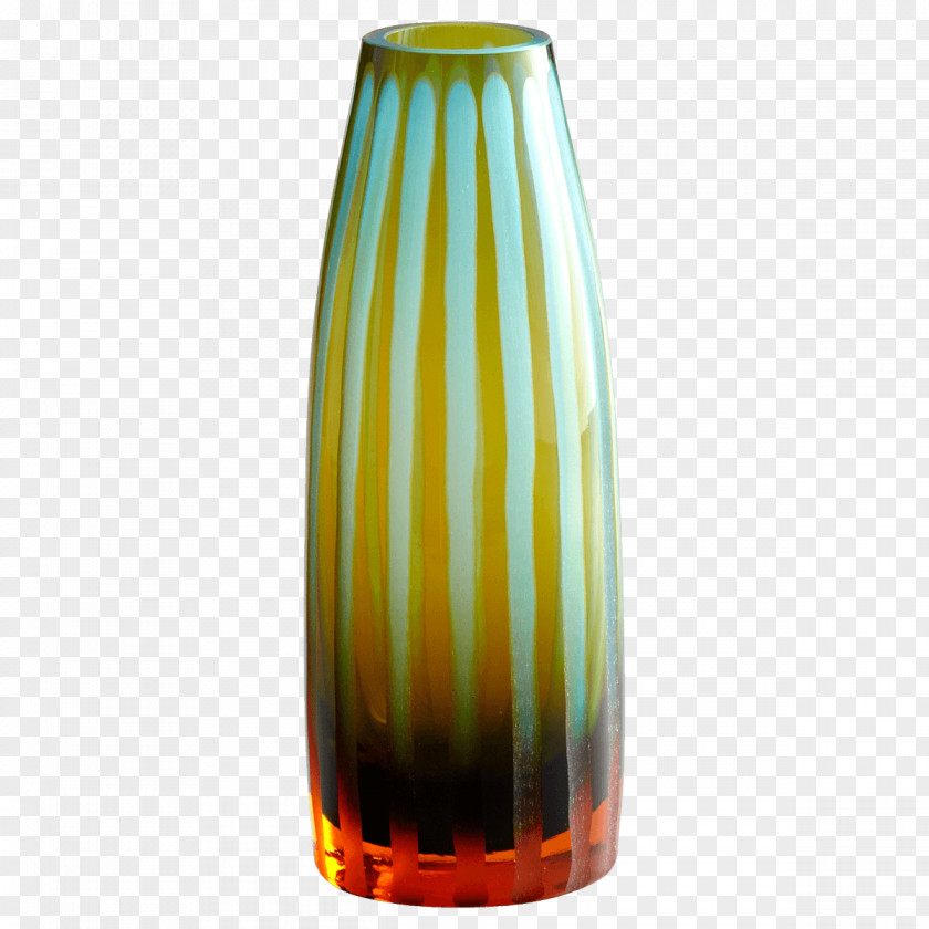 Glass Vase Cyan Blue PNG