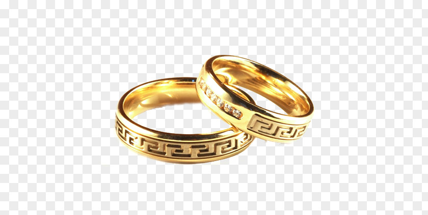 Golden Ring Wedding Gold Engagement PNG