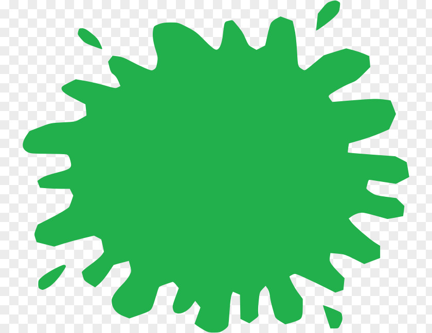 Green Shapes Splat App Clip Art PNG