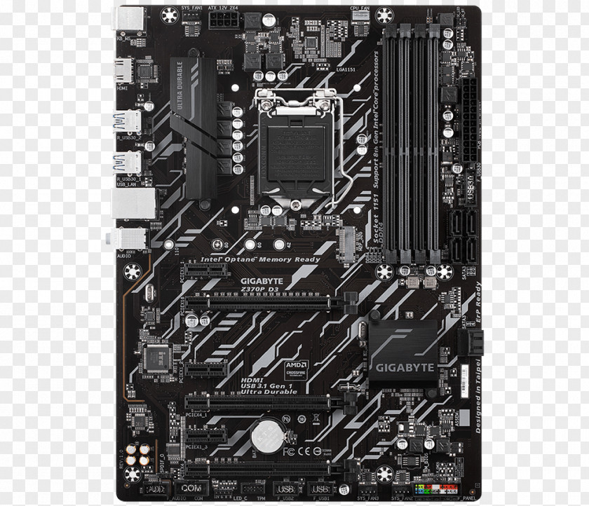 Intel LGA 1151 GIGABYTE GA-H110M-DS2 (rev. 1.0) CPU Socket Motherboard PNG