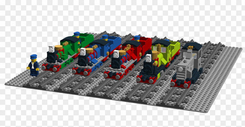 Lego Trains The Group PNG