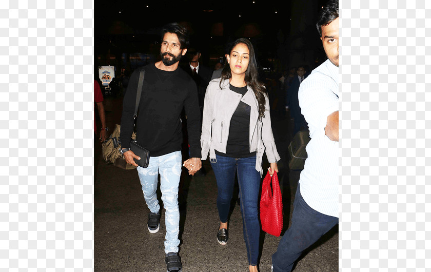 Mira Rajput Leather Jacket Mumbai Denim T-shirt Fashion PNG