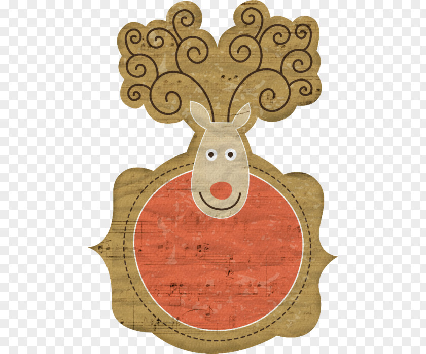 Deer Head Christmas Reindeer PNG