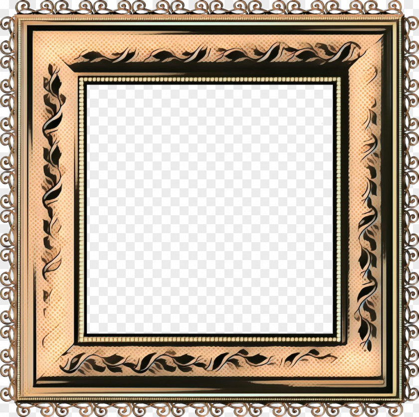 Interior Design Rectangle Retro Frame PNG