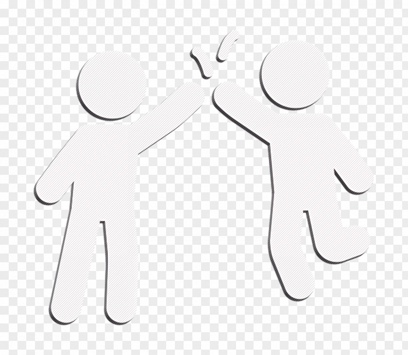 Partners Claping Hands Icon People Happy PNG