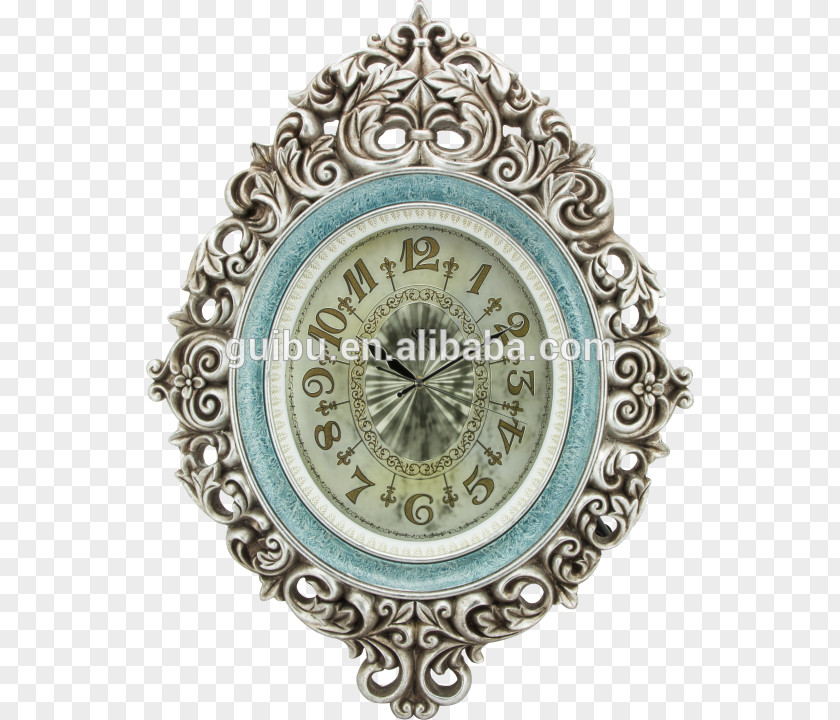 Silver 01504 Clock Locket Font PNG