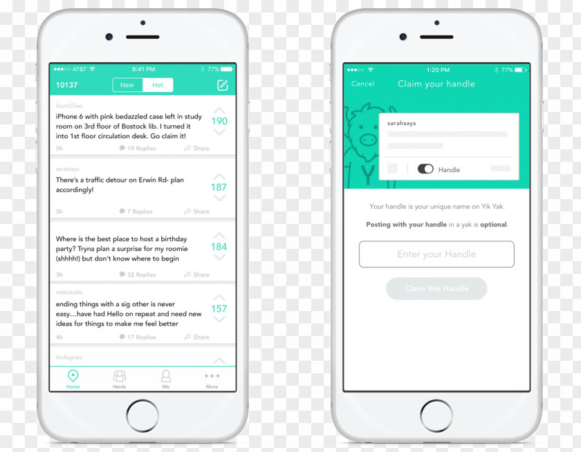 Smartphone Yik Yak Social Network LINE PNG