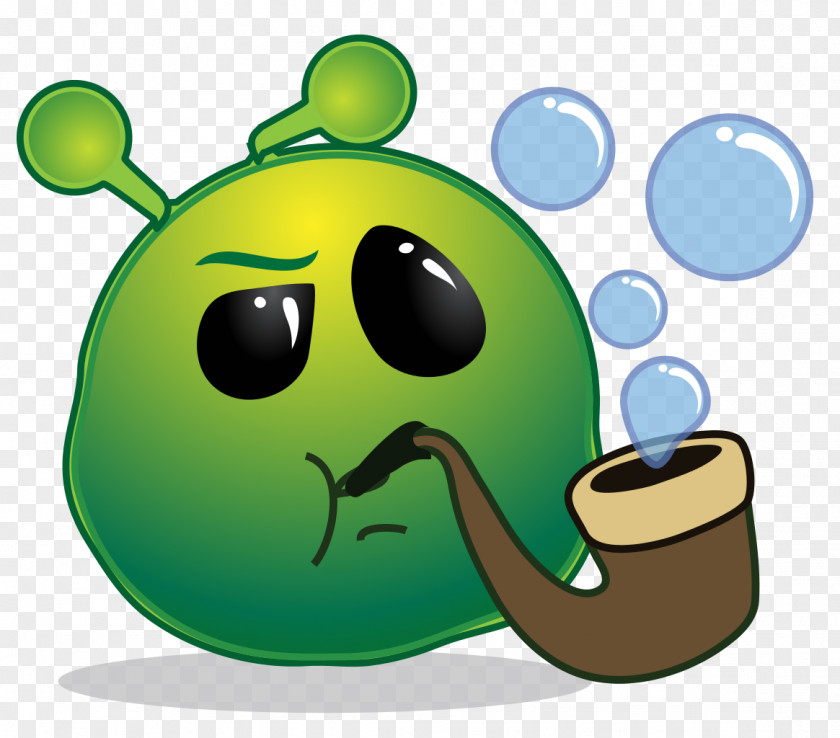 Smiley Alien Clip Art PNG