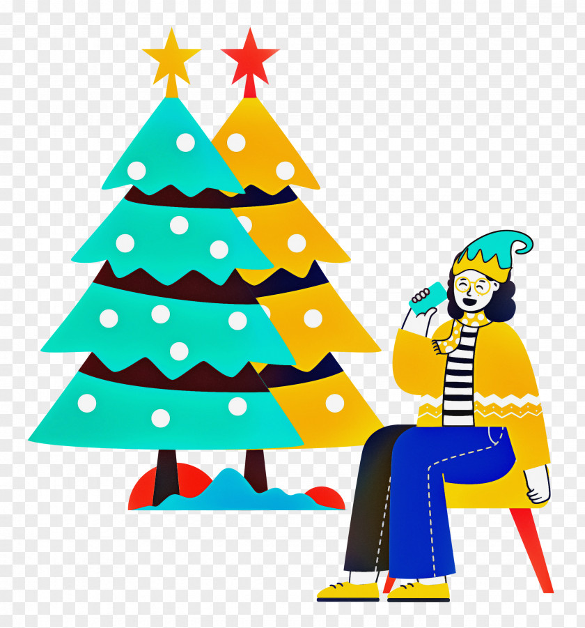Xmas Solo Christmas Tree Gifts PNG