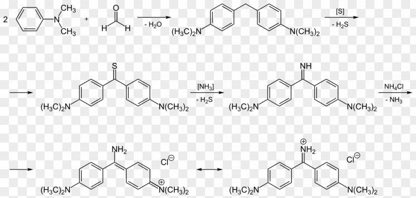Auramine O Auramine-rhodamine Stain Organic Synthesis Salt Metathesis Reaction Catalysis PNG